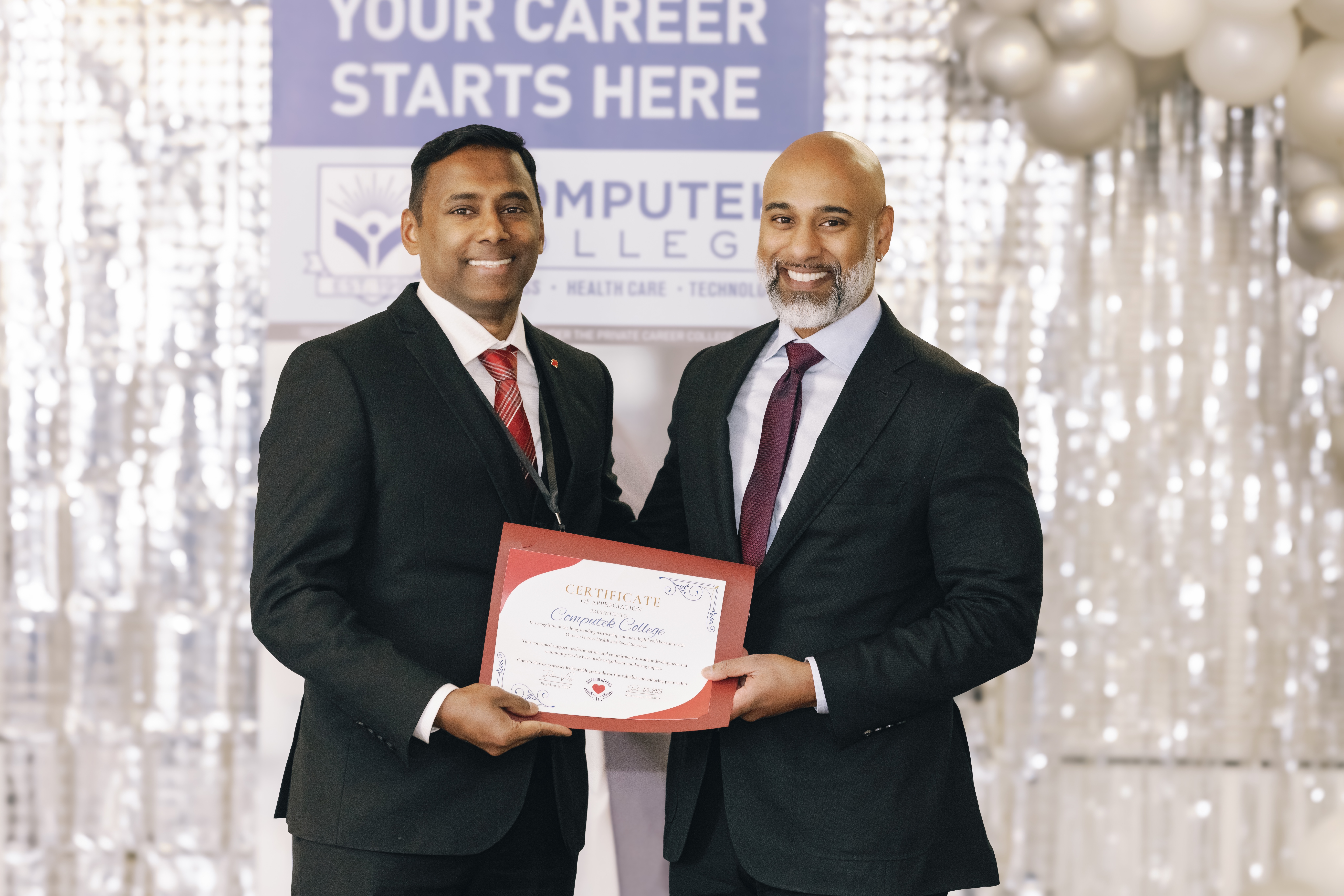 Celebrating Connections Inside Computek Colleges 2025 Holiday Open House 3